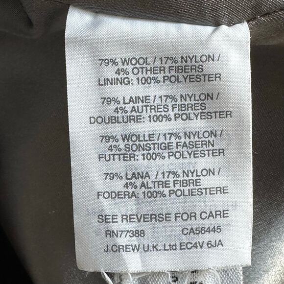 J Crew Classic Duffle Toggle Hooded Coat Melton Wool - Picture 9 of 9